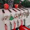 Christmas Stocking Holders Set of 6, Christmas Stocking Holders for Mantle Set of 6, Fireplace Stocking Hangers 6 Pack, Stocking Stand, Farmhouse Rustic Xmas Decorations for Home Indoor